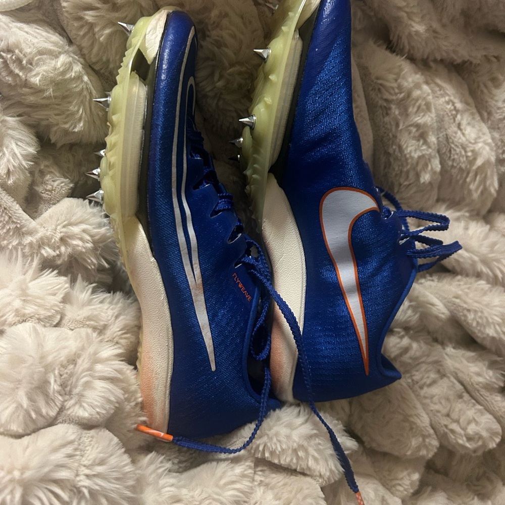 Nike Blue and Orange Athletic Shoes